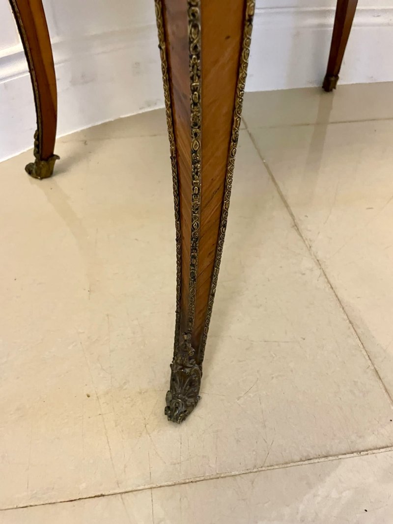 Fine Quality French Antique Victorian Kingwood and Ormolu Mounted Bureau/Desk - Image 14